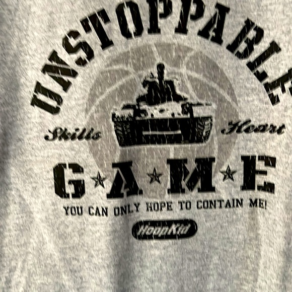 Hoop Kid S/S Youth Basketball Theme Tee - Picture 2 of 5